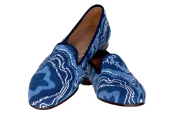 Men's Lazurite Needlepoint Slipper