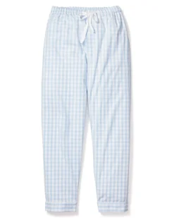 Men’s Light Blue Gingham Pants