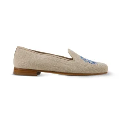 Men's Marine Natural Linen Slipper