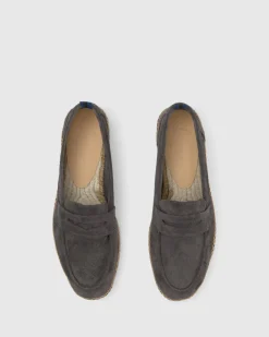 Men's Nacho in Charcoal Leather