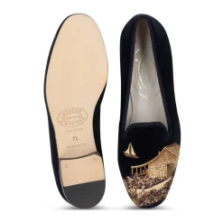 Men’s Nantucket Navy Velvet Slipper