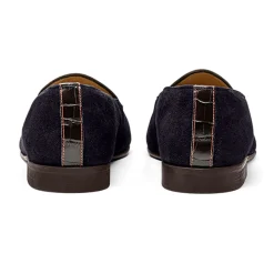 Men's Navy Croc Milano Loafer
