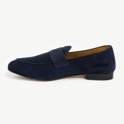 Men's Navy Suede Centesimo