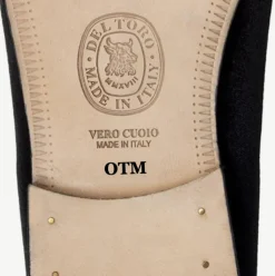 Men's Navy Velvet Slipper II