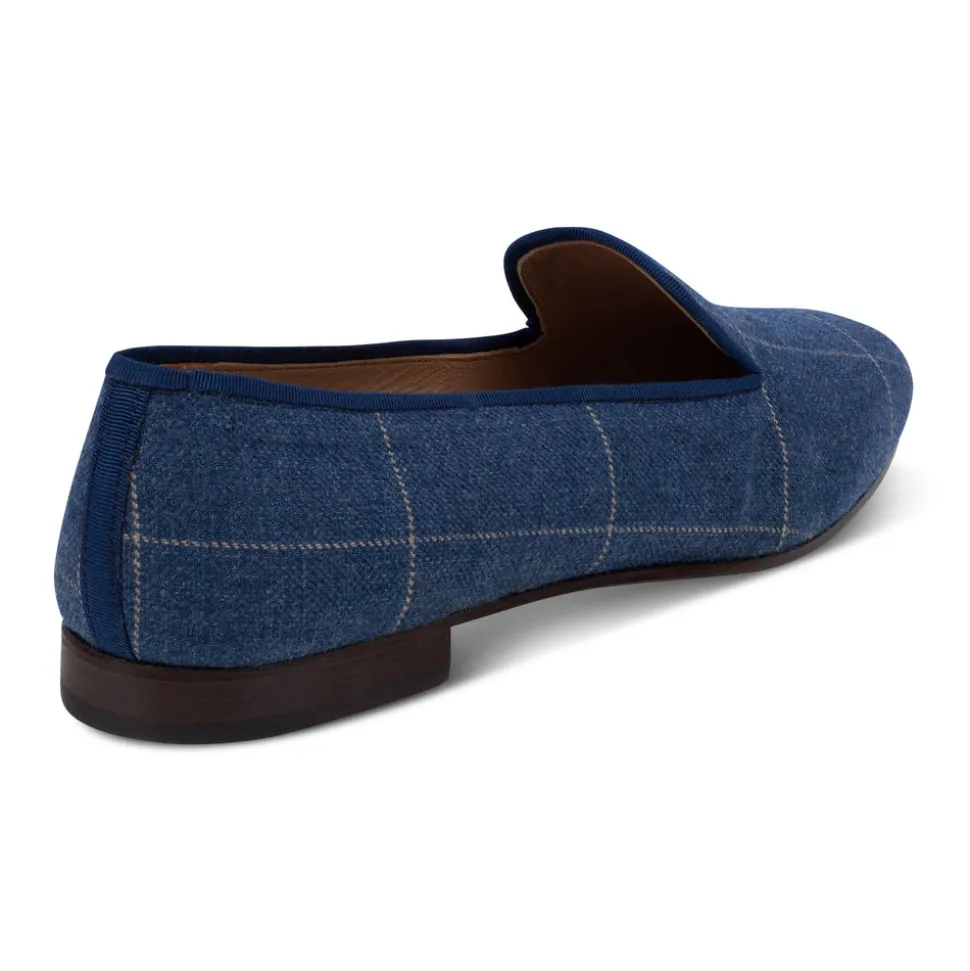 Men’s Sartorial Navy Tweed Slipper