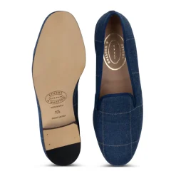 Men’s Sartorial Navy Tweed Slipper