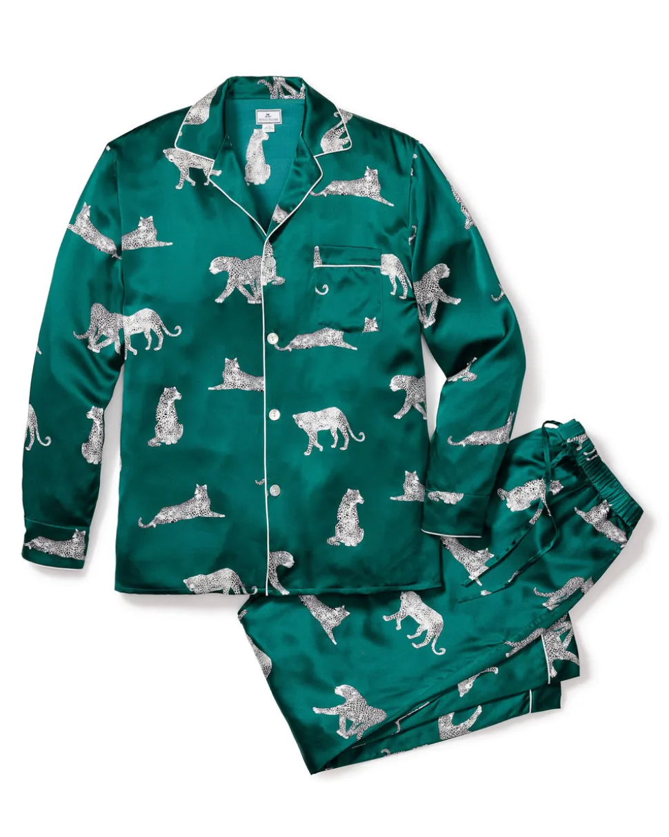 Men’s Silk Pajama Set in Panthère de Luxe