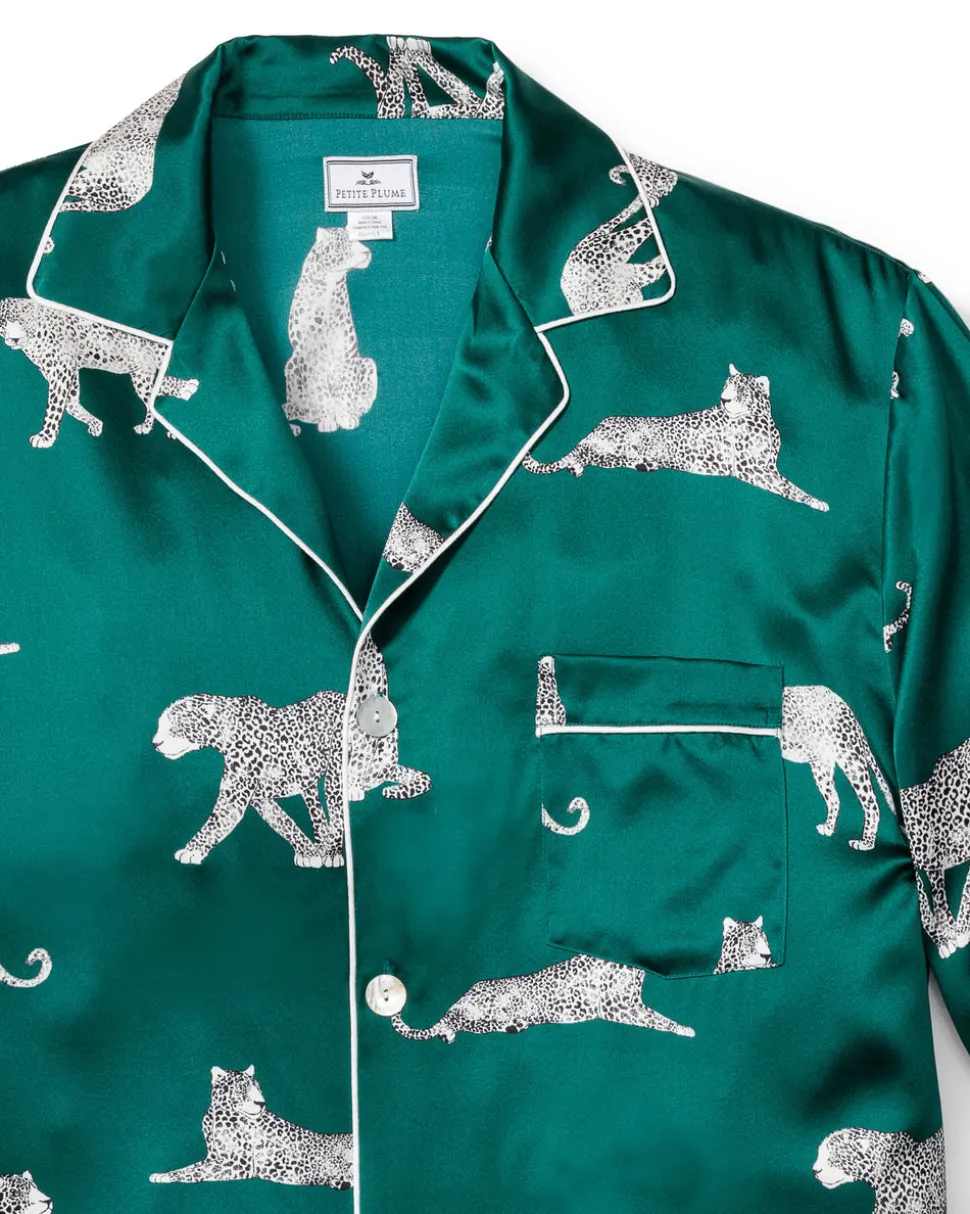 Men’s Silk Pajama Set in Panthère de Luxe