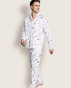 Men’s Twill Pajama Set in Trick or Treat