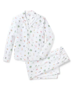 Men's Twill Pajama Set in 12 Days of Christmas