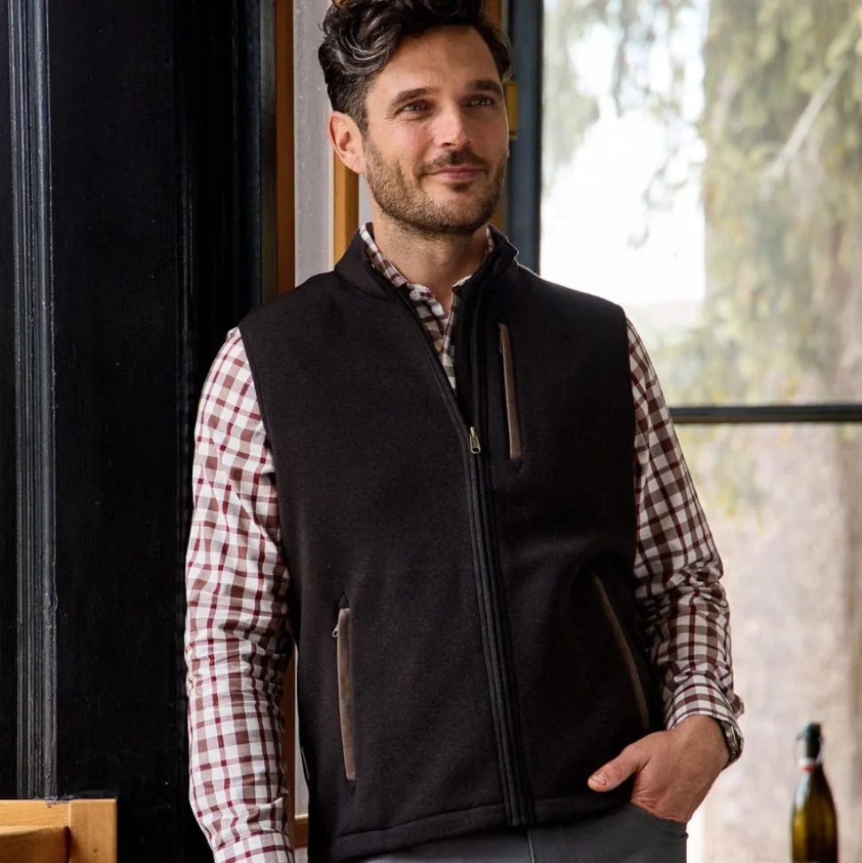 Men’s Warren Polywool Fleece Vest