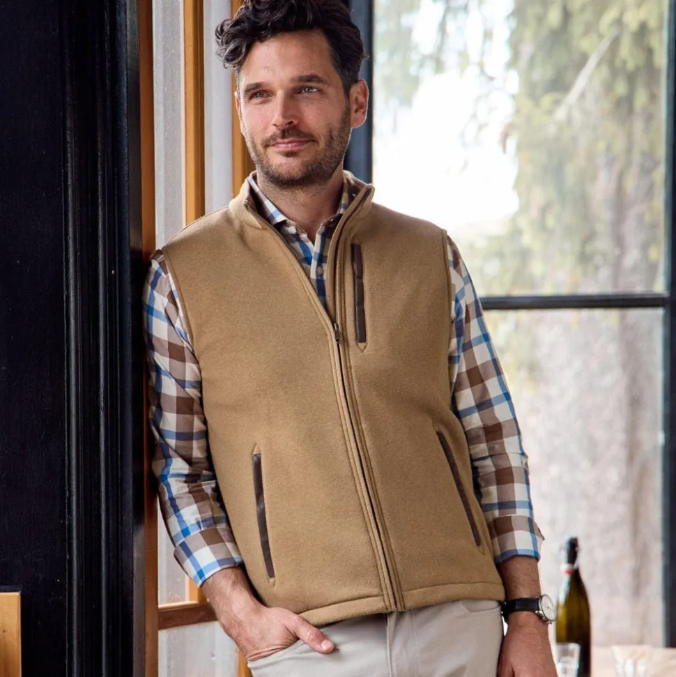 Men’s Warren Polywool Fleece Vest