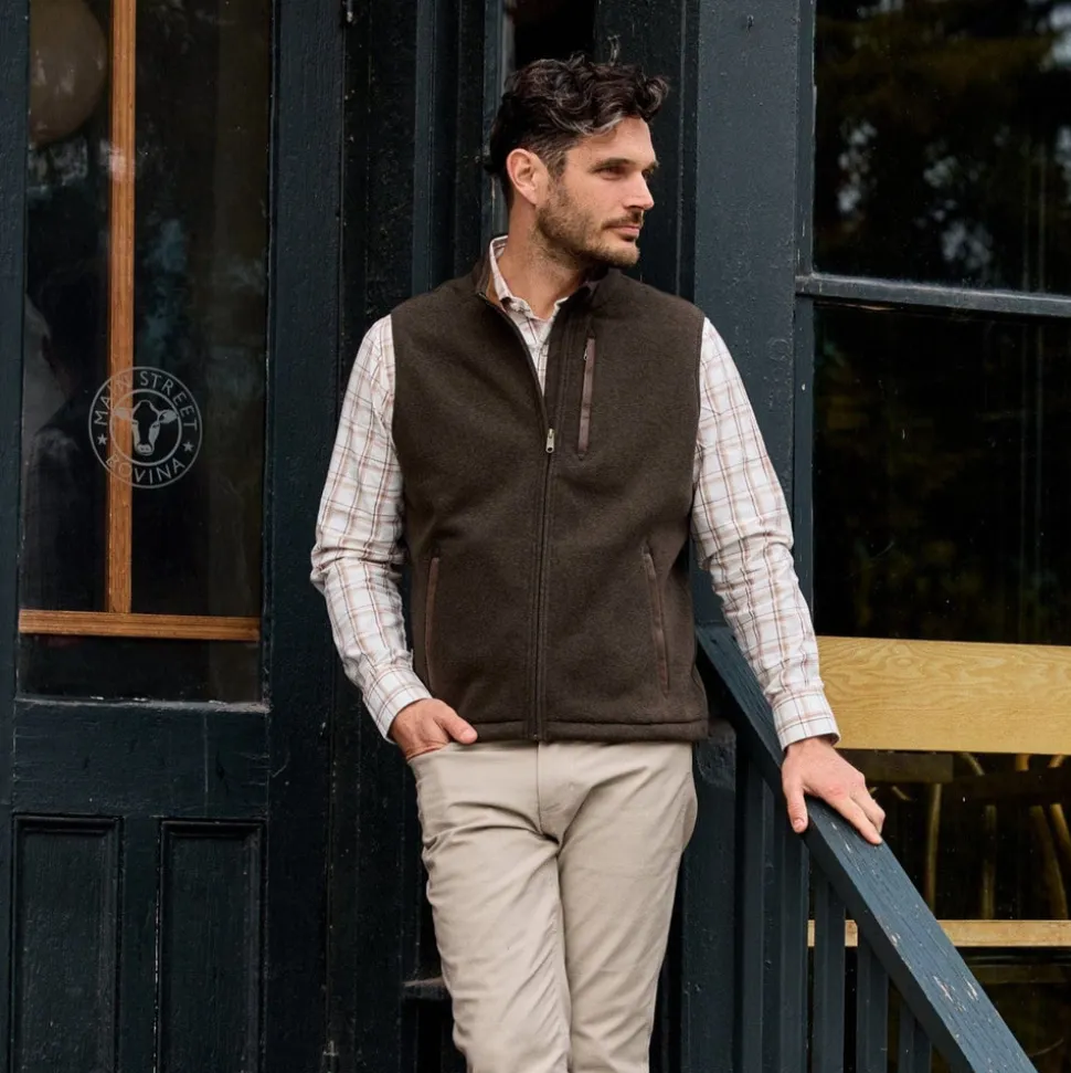 Men’s Warren Polywool Fleece Vest