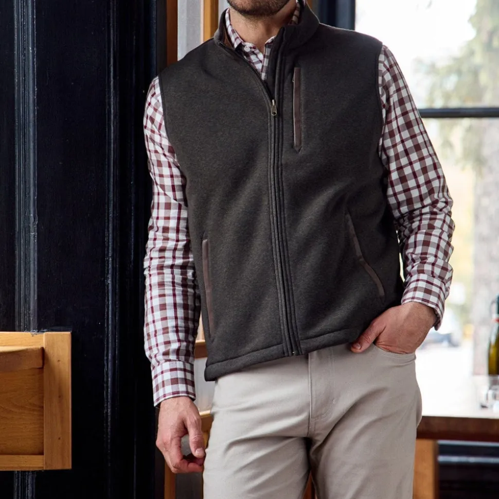 Men’s Warren Polywool Fleece Vest