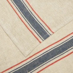 Menton Napkin in Natural & Denim, Set of 4