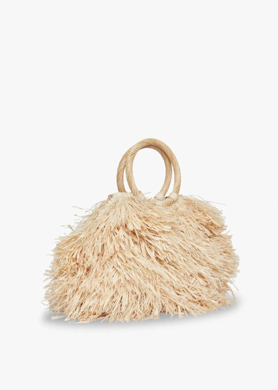 Merida Straw Fringe Tote Bag