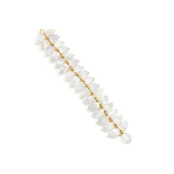Mermaid Garden Vine Bracelet in Mother of Pearl