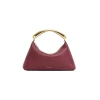 Metal Handle Rhea in Oxblood