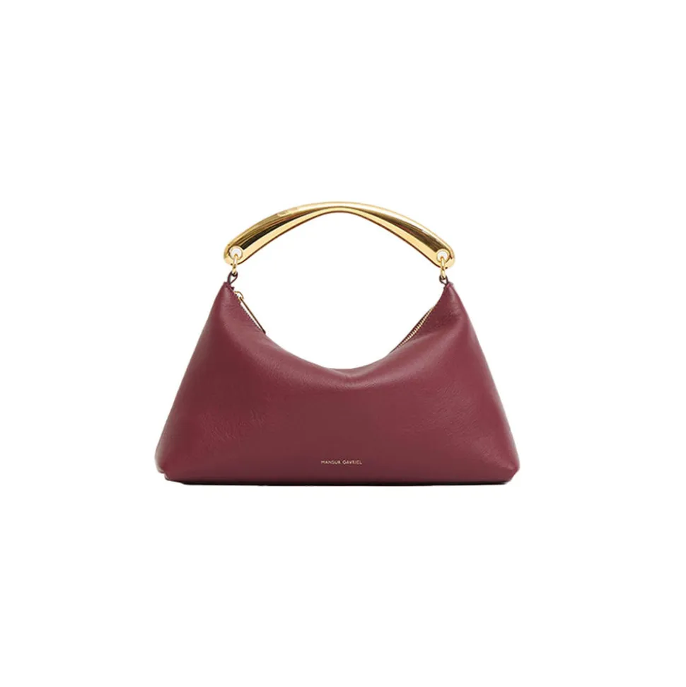 Metal Handle Rhea in Oxblood