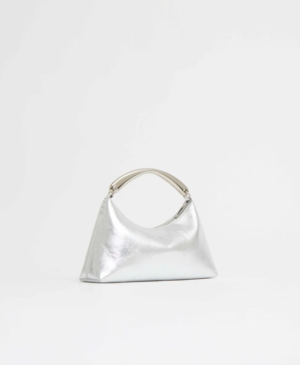 Metal Handle Rhea in Silver