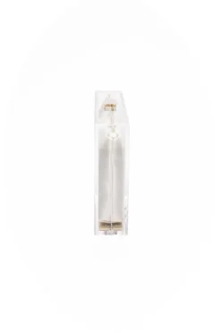 Mia Acrylic Clutch with Ivory Satin Zipper Pouch