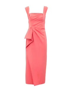 Mia Dress in Guava