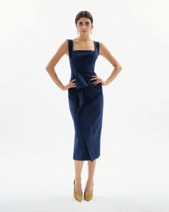 Mia Dress in Midnight