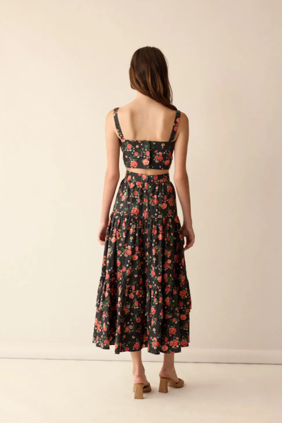 Mia Top in Midnight Garden