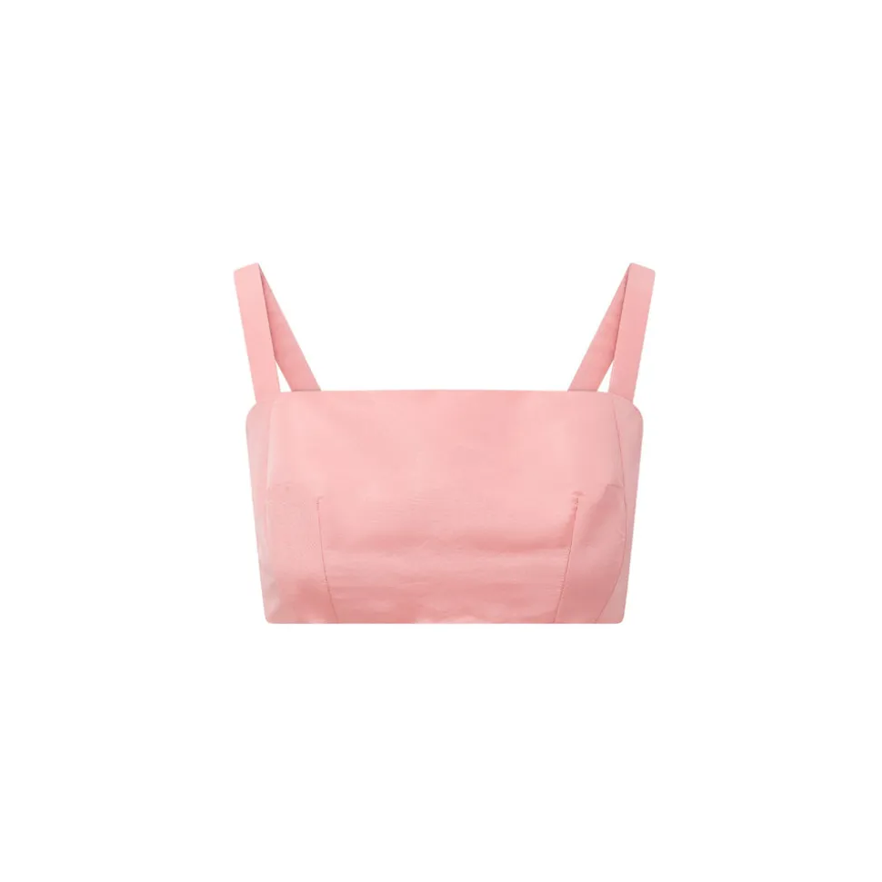 Mia Top in Silk Faille
