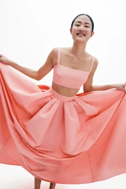 Mia Top in Silk Faille