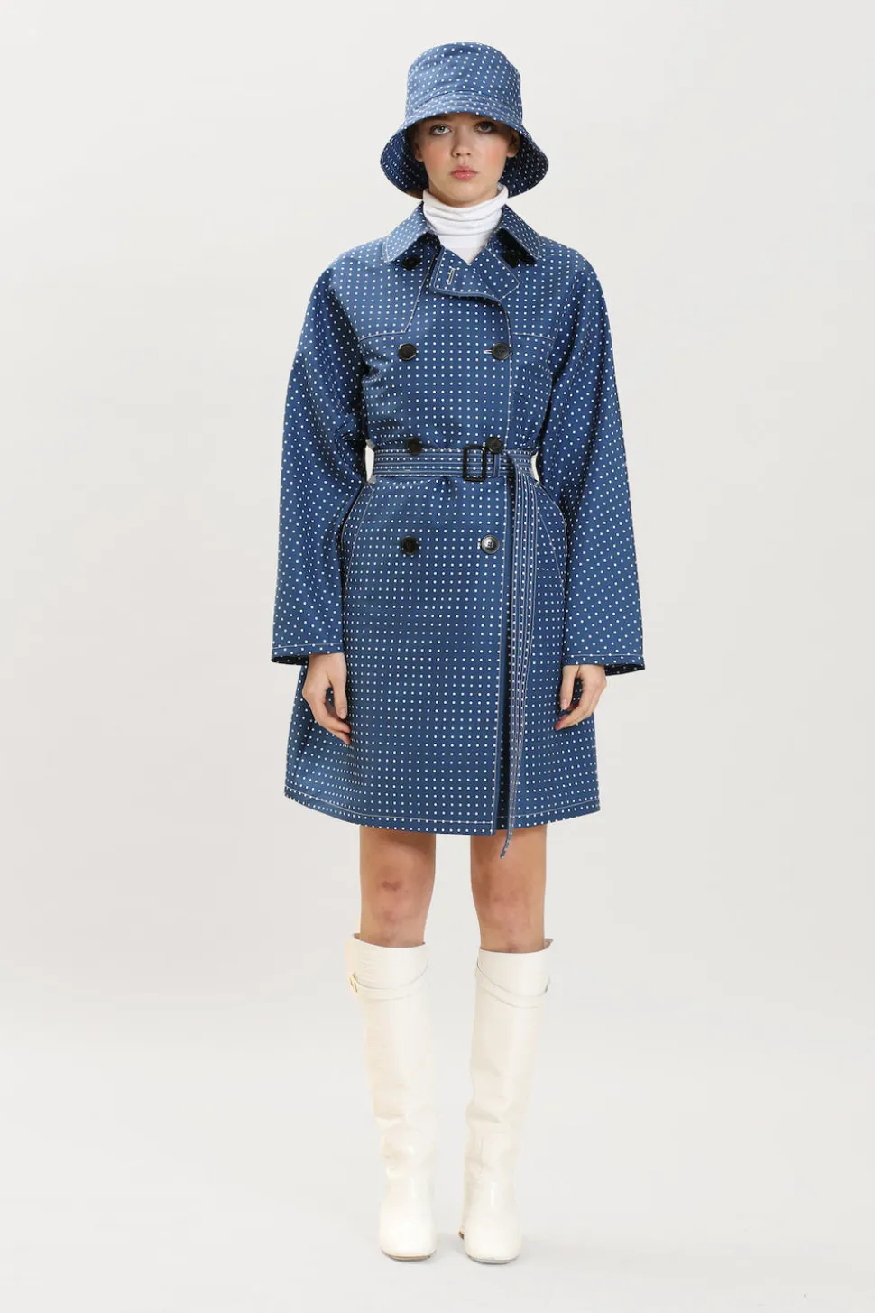 Microdot Raincoat