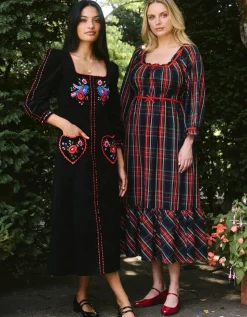 Midnight Tartan Agatha Dress