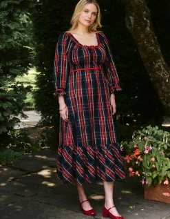 Midnight Tartan Agatha Dress