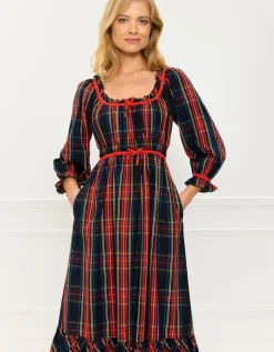 Midnight Tartan Agatha Dress
