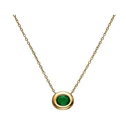 Midori Emerald Pendant Necklace