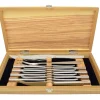 Mignon Steak Knife Set in Olivewood Presentation Box, Set of 10
