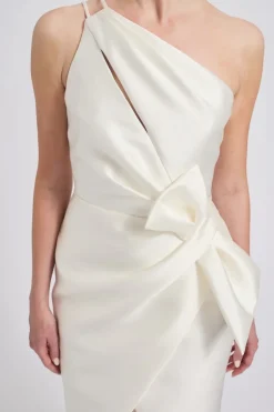 Mikado One-Shoulder Dress