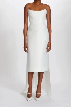 Mikado Oversized Bow Dress