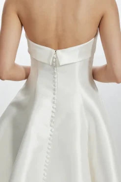 Mikado Strapless Dress
