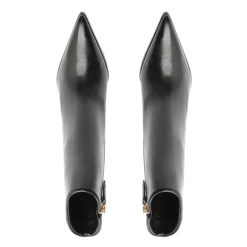 Mikki Block Leather Boot in Black
