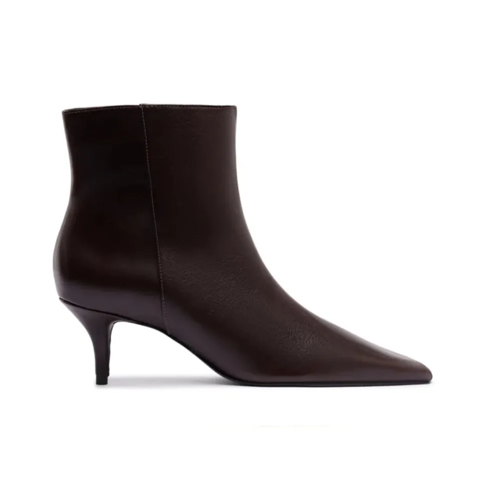 Mikki Mid Bootie in Dark Chocolate