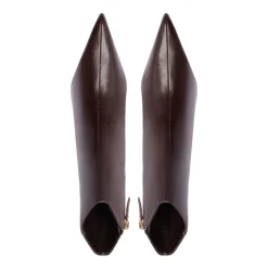 Mikki Mid Bootie in Dark Chocolate