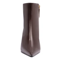 Mikki Mid Bootie in Dark Chocolate