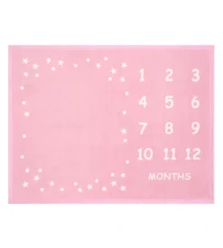 Milestone Mini Blush Blanket