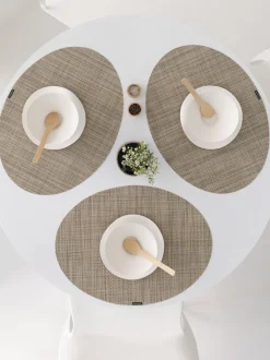 Mini Basketweave Oval Placemat