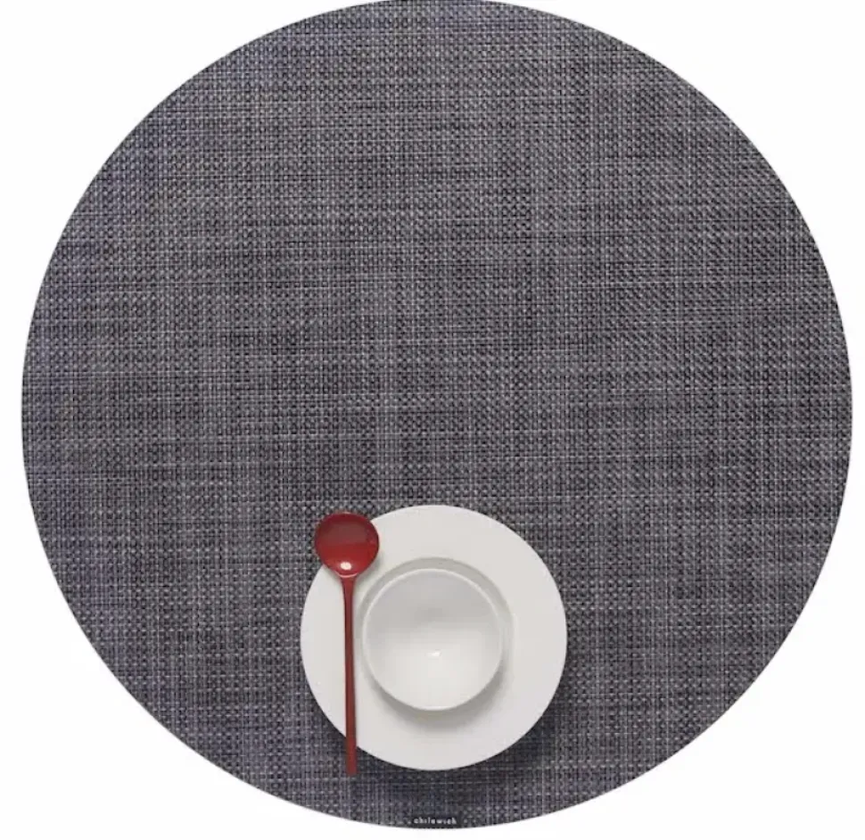 Mini Basketweave Round Placemat