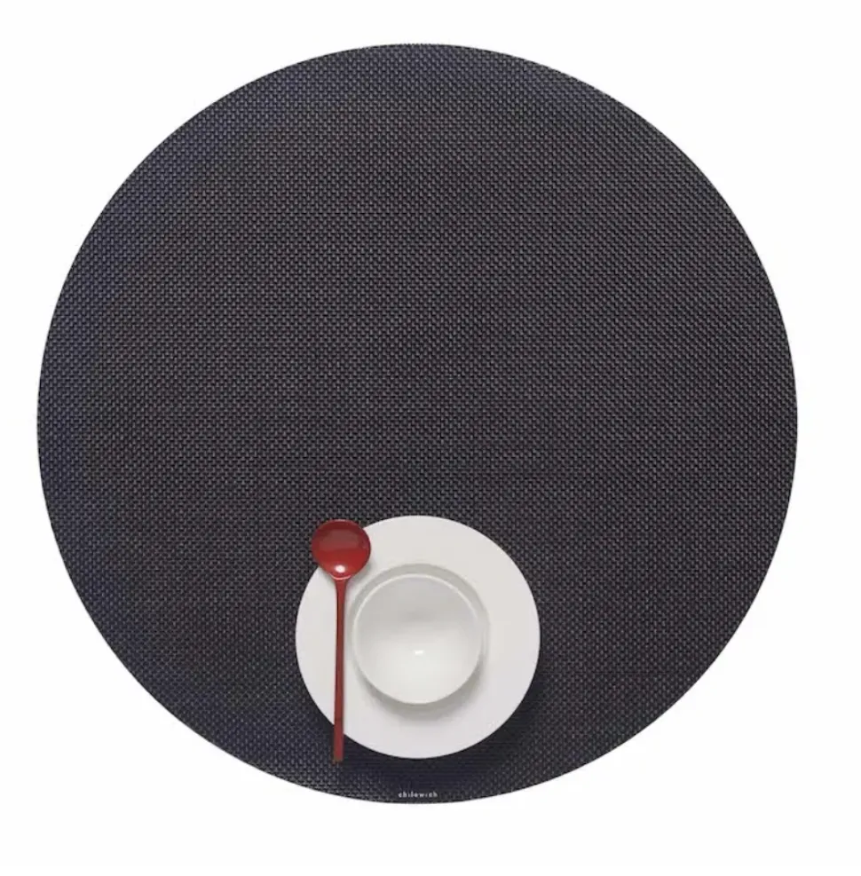 Mini Basketweave Round Placemat