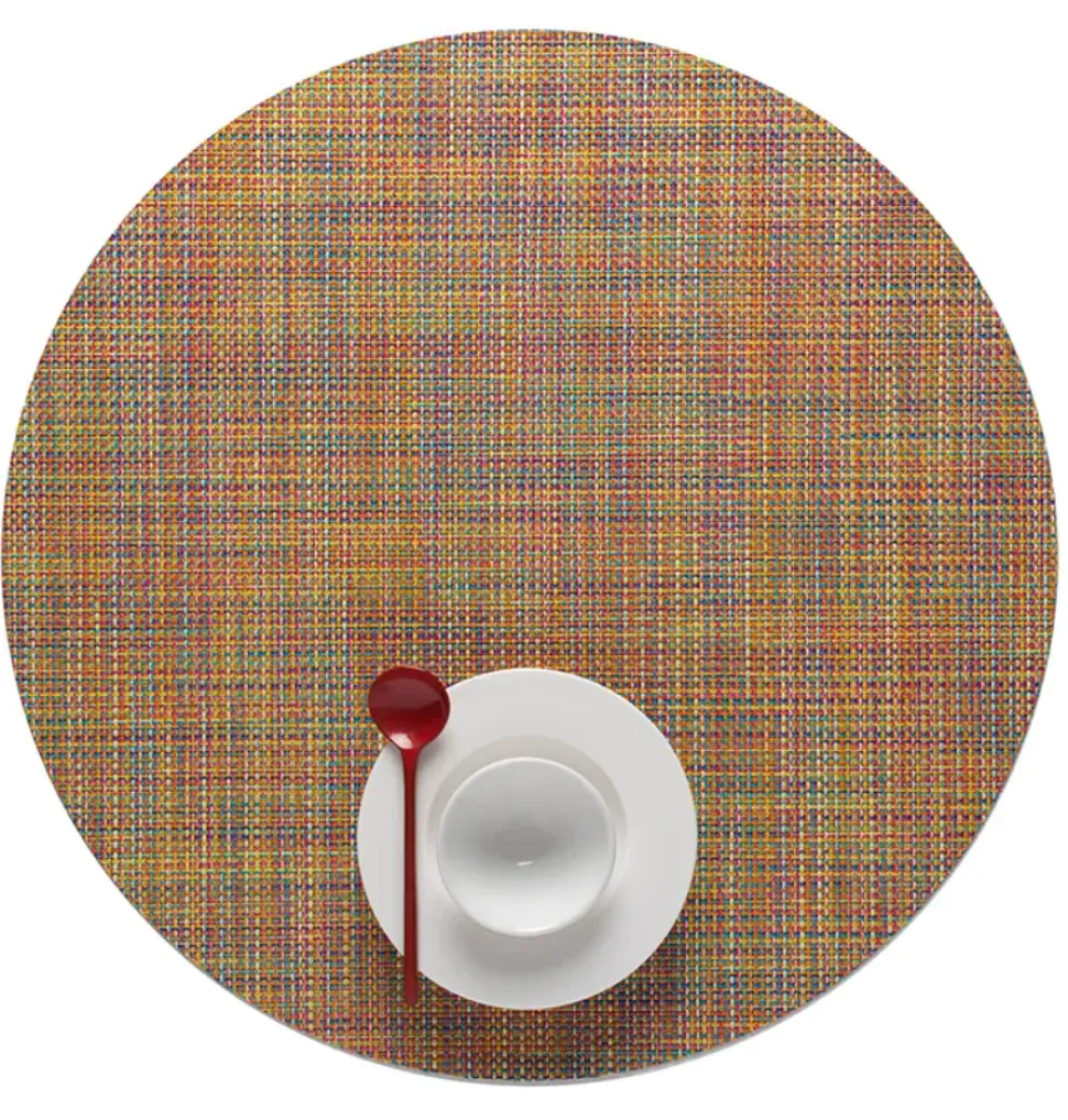 Mini Basketweave Round Placemat