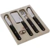 Mini Cheese Set in Wenge Wood, Set of 4