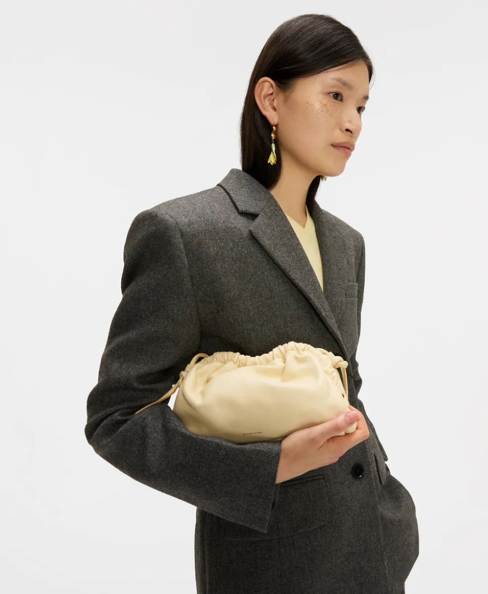 Mini Cloud Clutch in Gold